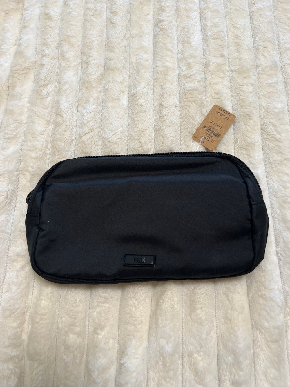PINK Victoria's Secret Black womens Fanny pack Bag